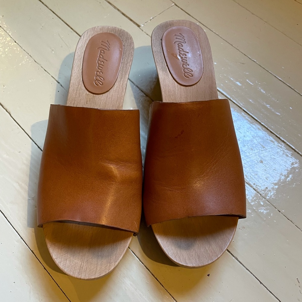 Madewell Evelyn Leather Slide Clog